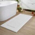 Chikase Large Soft Bathroom Rugs 24"x60" Bath Runners Non Slip Washable Absorbent Bath Mats Carpets Bathroom Tub Double Sink Vanity Floor Mats, White 2'x5' - Image 8