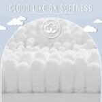 Chikase Yimobra Bathroom Rug Mat, Non Slip and Super Absorbent Bath Mat, Machine Washable Quick Dry, Ultra Plush Chenille Shower Rugs for Bathroom Floor Sink Tub and Shower Outside, White, 24 x 17 - Image 3