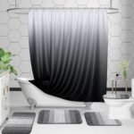 Chikase Bathroom Rug Set 2 Piece, Soft Absorbent Microfiber Bath Mats and U-Shaped Contour Toilet Rug, Non-Slip, Machine Wash Dry, Plush Shaggy Bath Mats for Bathroom (24"x16"+24"x20", Grey) - Image 8