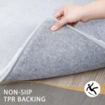 Chikase Bathroom Rugs 24x17 Light Gray - Thick Memory Foam Bath Mat, Ultra Soft & Plush Fluffy, Non-Slip, Quick Dry, Absorbent Washable Floor Microfiber Mat for Tub, Home Decor Accessories - Image 2