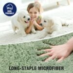 Chikase TECHMILLY Super Soft Shaggy Bathroom Rugs, Absorbent Thick Non Slip Microfiber Bath Rugs, Quick Dry Machine Washable Bath Mat for Bathroom Floor, Bathtub and Shower 17"x24" - Image 5