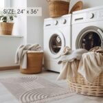 Chikase KIBAGA Beautiful Boho Rug with Tassels for Your Bathroom - Soft 2 x 3 ft. Cotton Rug Fits Perfectly Into Your Bath - Washable, Non-Slip Mat Ideal to Enhance Any Modern Home Decor, 24 x 36 inch - Image 5
