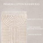 Chikase KIBAGA Beautiful Boho Rug with Tassels for Your Bathroom - Soft 2 x 3 ft. Cotton Rug Fits Perfectly Into Your Bath - Washable, Non-Slip Mat Ideal to Enhance Any Modern Home Decor, 24 x 36 inch - Image 8