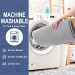 Chikase Thick Memory Foam Bath Mat Rug 30x20, Extra Soft Absorbent Bathroom Rugs, Quick Dry Bath Mats, Non-Slip, Machine Washable Carpet for Bathroom, Tub and Shower, Home Decor Accessories, Grey - Image 6