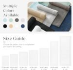 Chikase Madison Park Splendor Reversible 100% Cotton Tufted Bathroom Rug-3000 GSM Hotel Quality Luxurious Plush Medium Pile Bath Mat Absorbent, Quick Dry, Shower Room Décor, 21x34, White - Image 5