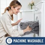 Chikase Smiry Bathroom Rugs Mat 30x20, Extra Soft Absorbent Chenille Bath Rugs, Non Slip Rubber Backing Machine Washable Quick Dry Bath Mats for Bathroom Floor, Tub, Shower, Home Decor Accessories, Grey - Image 6