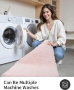 Chikase Pink Bathroom Rugs 24" × 17" Non Slip & Super Absorbent Extra Thick Soft, Washable Bath Mat for Floor, Non Shedding Microfiber Plush Holiday Bath Rug with Rubber for Shower Sink - Image 6