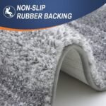 Chikase Bathroom Rugs Mat 30x20, Extra Soft Absorbent Microfiber Bath Rugs, Rubber Backing, Quick Dry, Machine Washable Bath Mats for Bathroom Floor, Tub and Shower, Home Decor Accessories, Grey - Image 5