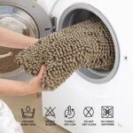 Chikase Bcoimo 24x17 Chenille Bath Mat – Non-Slip with Backing Bath Rug Ultra-Absorbent and Machine Washable Bathroom Mat Quick-Dry Design. Ideal for Bathroom Shower and Tub Areas - Image 6