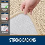 Chikase Bathroom Rugs 30x20, Extra Soft Absorbent Chenille Bath Rugs, Rubber Backing Quick Dry, Machine Washable Bath Mats for Bathroom Floor, Tub and Shower, Home Decor Accessories, Beige - Image 6