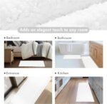 Chikase Madison Park Splendor Reversible 100% Cotton Tufted Bathroom Rug-3000 GSM Hotel Quality Luxurious Plush Medium Pile Bath Mat Absorbent, Quick Dry, Shower Room Décor, 21x34, White - Image 7
