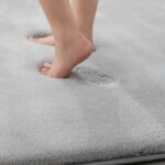 Chikase Bathroom Rugs 24x17 Light Gray - Thick Memory Foam Bath Mat, Ultra Soft & Plush Fluffy, Non-Slip, Quick Dry, Absorbent Washable Floor Microfiber Mat for Tub, Home Decor Accessories - Image 6
