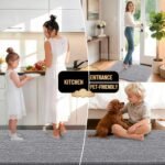 Chikase Thick Bathroom Rugs 30x20, Extra Soft Absorbent Chenille Bath Rugs, Rubber Backing, Machine Wash Dry, Bath Mats for Bathroom Floor, Tub and Shower, Home Decor Accessories, Grey - Image 6
